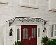 CANOPIA - Canopia Marquise de porte Lily 422 x 88  cm Noir - vignette