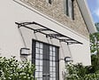CANOPIA - Canopia Marquise de porte Aquila 412 x 91,5 cm Grise - vignette