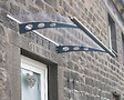 CANOPIA - Canopia Marquise de porte Garamond 135 x 90,5 cm Gris - vignette
