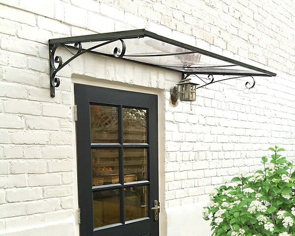 CANOPIA - Canopia Marquise de porte Venus 135,5 x 88 cm Gris - large