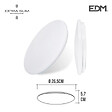 EDM - Plafonnier Circulaire Extra-Plat 12W 1160lm (60W) - Blanc Naturel 4000K - vignette