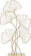 ATMOSPHERA - Feuille décorative métal doré - Ginkgo - Or - H57cm - vignette