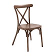 OVIALA - Chaise de terrasse bois en aluminium - Sintra - vignette