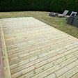 TERRASSEENBOIS - Kit terrasse Pin autoclave Vert pour 20 m², Lames 4,2 m, lambourdes 4,2 m et visserie Inox. - vignette