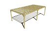 MA PERGOLA BOIS - Pergola bois • 8m x 4m • indépendante • sens profondeur - vignette