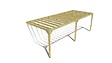 MA PERGOLA BOIS - Pergola bois • 8m x 3m • adossée • sens profondeur - vignette