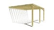 MA PERGOLA BOIS - Pergola bois • 5m x 4m • adossée • sens profondeur - vignette