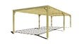 MA PERGOLA BOIS - Pergola bois • 10m x 4m • indépendante • sens largeur - vignette