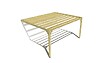 MA PERGOLA BOIS - Pergola bois • 5m x 4m • adossée • sens largeur - vignette