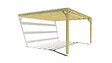 MA PERGOLA BOIS - Pergola bois • 5m x 4m • adossée • sens largeur - vignette