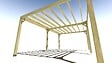 MA PERGOLA BOIS - Pergola bois • 6m x 4m • indépendante • sens largeur - vignette