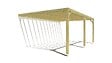 MA PERGOLA BOIS - Pergola bois • 6m x 4m • adossée • sens profondeur - vignette