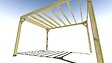 MA PERGOLA BOIS - Pergola bois • 3m x 4m • indépendante • sens largeur - vignette
