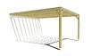 MA PERGOLA BOIS - Pergola bois • 4m x 5m • adossée • sens profondeur - vignette