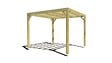 MA PERGOLA BOIS - Pergola bois • 3m x 3m • indépendante • sens largeur - vignette