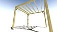 MA PERGOLA BOIS - Pergola bois • 3m x 3m • indépendante • sens largeur - vignette