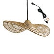 LUMISKY - Suspension MARBELLA Extérieure Jute Beige D63cm - vignette