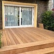 TERRASSEENBOIS - Kit terrasse bois exotique CUMARU pour 40 m², Lames 2,15 m, lambourdes 2,15 m et visserie Inox. - vignette