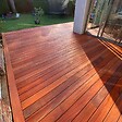 TERRASSEENBOIS - Kit terrasse bois exotique PADOUK pour 10 m², Lames 2,15 m, lambourdes 2,15 m et visserie Inox. - vignette