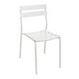OVIALA - Chaise de terrasse en aluminium blanche - Almada - vignette