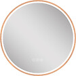 MP GLASS - Miroir LED salle de bain Swann Wood - Diam.60cm - vignette