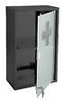 MP GLASS - Armoire pharm genoa black 50x30x15 cm - vignette