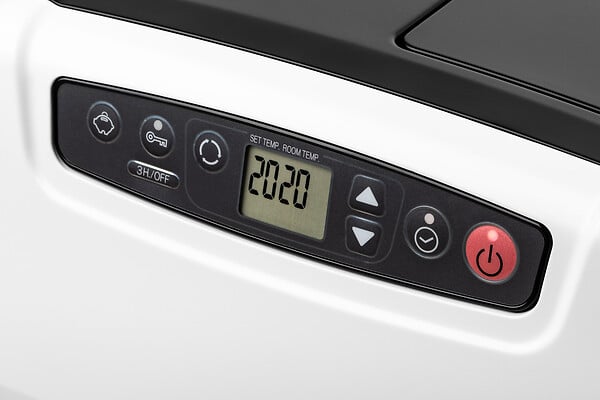 QLIMA - Poêle à pétrole électronique - Acier - Qlima SRE 4035 C - Blanc mat - 3500 W - large