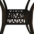 VIDAXL - vidaXL Table de jardin Bronze 90x90x74 cm Aluminium coulé - vignette
