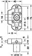 HANGER - KIT SERRURE ESPAGNOLETTE A VISSER  SYMO - vignette