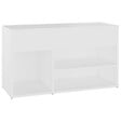 VIDAXL - vidaXL Banc à  chaussures Blanc 80x30x45 cm Bois d'ingénierie - vignette