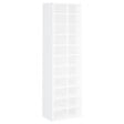VIDAXL - vidaXL Armoire à  chaussures Blanc 54x34x183 cm Bois d'ingénierie - vignette