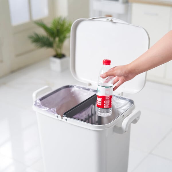 KITCHEN MOVE - Poubelle tri sélectif avec roulettes VALORIS 45L - large