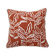 C MA DECO - Coussin déhoussable coton recyclé Chambray - Terracotta - vignette
