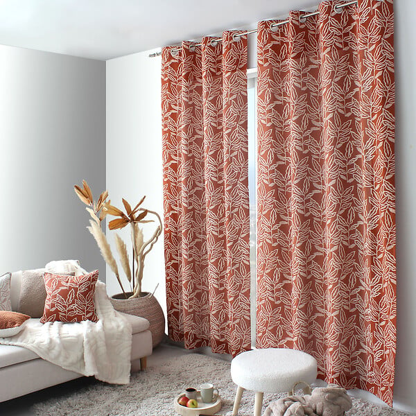 C MA DECO - Rideau en coton recyclé Chambray - large