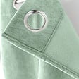 C MA DECO - Rideau thermique velours - Vert céladon - 140x260cm - vignette