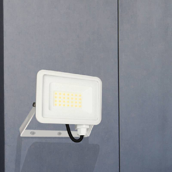 ARLUX - Projecteur mural KREON 2 - IP65, 20W, 4000K, 2000lm, Blanc - large