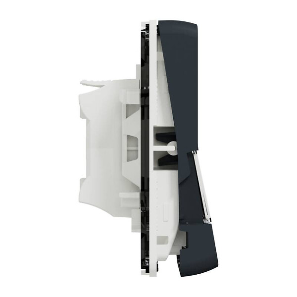 SCHNEIDER - Bouton-poussoir porte-etiquette IP55 IK08 - Composable - Gris - Mureva Styl - large