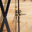 OVIALA - Table de brasserie en bois pliante 218 cm - Table brasserie pliante - vignette