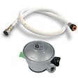 KEMPER - Pack Tuyau gaz souple 1.50 m + Détendeur Propane à clipser Quick-On Valve 20mm ANTARGAZ PRIMAGAZ TOTALGAZ FINAGAZ - vignette
