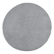 ATMOSPHERA - Tapis rond fausse fourrure extra doux - Gris - Diam.80cm - vignette