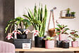 DEROMA - Cache-pot céramique Ebano 21cm noir - vignette