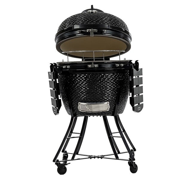 PIT BOSS - Barbecue à charbon Kamado Noir Céramique Grille Ø 52cm 134 x 77 x 120 cm PIT BOSS - large