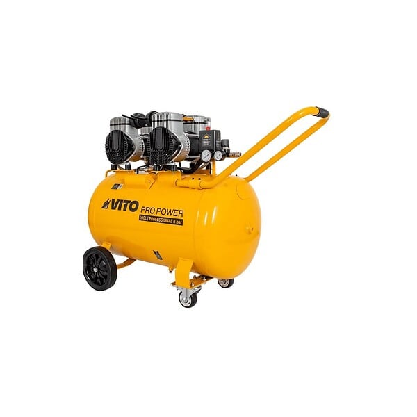 VITO - Compresseur d'air Sans Huile Silencieux 100 Litres 8 Bar 4CV 3KW 115 Psi VITO - large