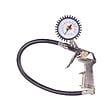 BRIXO - Pistolet de gonflage à air comprimé Manomètre 10 bar 140 PSI Tuyau 0.5 m Raccord M 1/4 BRIXO - vignette