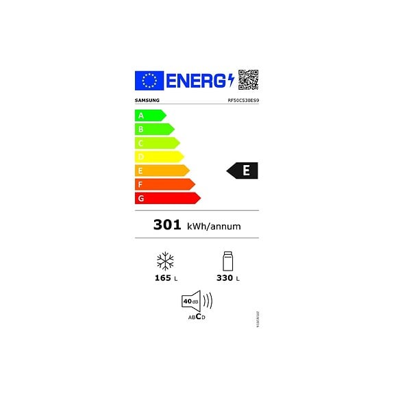 SAMSUNG - Réfrigérateur Américain 495l 81.7cm Nofrost - RF50C530ES9 - large