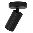 LUCIDE - Spot plafond aluminium - Noir - GU10 40W - vignette