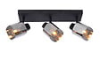 LUCIDE - Spot plafond métal ALION Noir 3xE14 25W - vignette