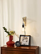 LUCIDE - FIX Applique mur.-Noir-1xE27-60W-Bois - vignette
