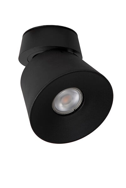 LUCIDE - TRIGONO Spot plafond-Noir-Ø10,5-1xGU10-50W-Métal - large
