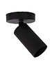 LUCIDE - Spot plafond aluminium - Noir - GU10 40W - vignette